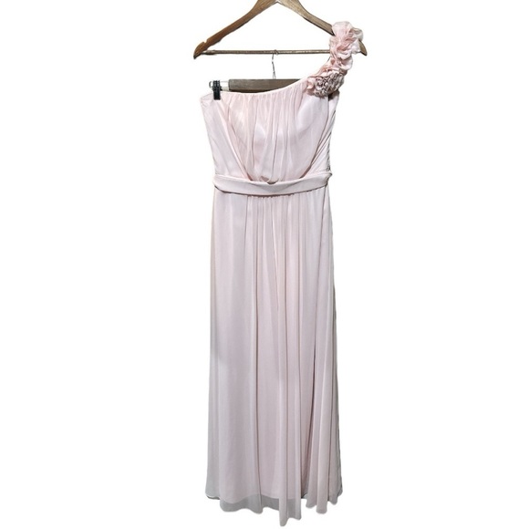 Like New- After Six - Bridesmaid Dress 6611 - size 6L - blush - Picture 3 of 7